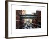 Cityscape Snowy Winter in West Village-Philippe Hugonnard-Framed Art Print