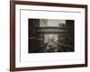 Cityscape Snowy Winter in West Village-Philippe Hugonnard-Framed Art Print