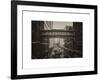 Cityscape Snowy Winter in West Village-Philippe Hugonnard-Framed Art Print