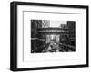 Cityscape Snowy Winter in West Village-Philippe Hugonnard-Framed Art Print