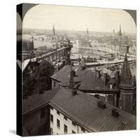 Cityscape, Stockholm, Sweden-Underwood & Underwood-Stretched Canvas