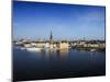 Cityscape, Stockholm, View on Districts Riddarholmen, Gamla Stan and Kungsholmen-Frina-Mounted Photographic Print