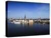 Cityscape, Stockholm, View on Districts Riddarholmen, Gamla Stan and Kungsholmen-Frina-Stretched Canvas