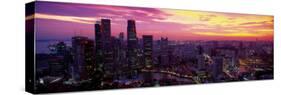 Cityscape, Sunset, Singapore-null-Stretched Canvas