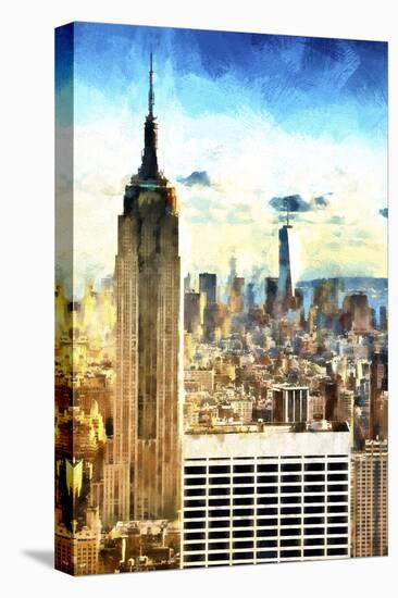 Cityscape Sunset-Philippe Hugonnard-Stretched Canvas