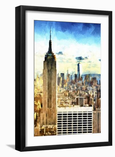 Cityscape Sunset-Philippe Hugonnard-Framed Giclee Print