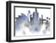 Cityscape Sydney-Kristine Hegre-Framed Giclee Print