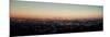 Cityscape Viewed from Mulholland Drive, Los Angeles, California, USA-null-Mounted Photographic Print