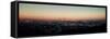 Cityscape Viewed from Mulholland Drive, Los Angeles, California, USA-null-Framed Stretched Canvas