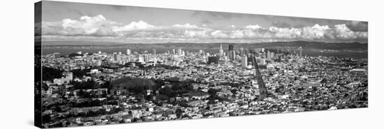 Cityscape Viewed from the Twin Peaks, San Francisco, California, USA-null-Stretched Canvas