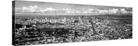 Cityscape Viewed from the Twin Peaks, San Francisco, California, USA-null-Stretched Canvas