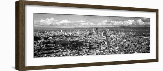 Cityscape Viewed from the Twin Peaks, San Francisco, California, USA-null-Framed Photographic Print