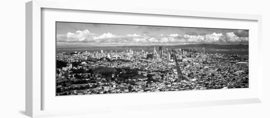 Cityscape Viewed from the Twin Peaks, San Francisco, California, USA-null-Framed Photographic Print