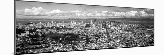 Cityscape Viewed from the Twin Peaks, San Francisco, California, USA-null-Mounted Photographic Print