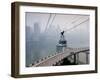 Cityscape With Cable Car, Chongqing City, Chongqing, China, Asia-Charles Bowman-Framed Photographic Print