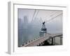 Cityscape With Cable Car, Chongqing City, Chongqing, China, Asia-Charles Bowman-Framed Photographic Print