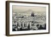 Cityscape with Cathedrale Notre-Dame-De-L'Assomption in the Background, Clermont-Ferrand-null-Framed Photographic Print