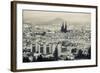 Cityscape with Cathedrale Notre-Dame-De-L'Assomption in the Background, Clermont-Ferrand-null-Framed Photographic Print