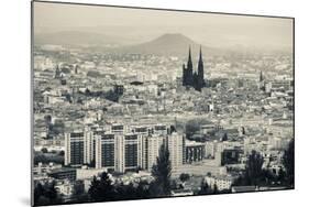 Cityscape with Cathedrale Notre-Dame-De-L'Assomption in the Background, Clermont-Ferrand-null-Mounted Photographic Print