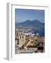 Cityscape With Certosa Di San Martino and Mount Vesuvius , Naples, Campania, Italy, Europe-Charles Bowman-Framed Photographic Print