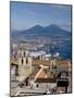 Cityscape With Certosa Di San Martino and Mount Vesuvius , Naples, Campania, Italy, Europe-Charles Bowman-Mounted Photographic Print