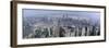 Cityscape with River Viewed from Jin Mao Tower, Huangpu River, Pudong, Shanghai, China 2010-null-Framed Photographic Print