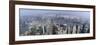 Cityscape with River Viewed from Jin Mao Tower, Huangpu River, Pudong, Shanghai, China 2010-null-Framed Photographic Print