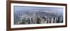 Cityscape with River Viewed from Jin Mao Tower, Huangpu River, Pudong, Shanghai, China 2010-null-Framed Photographic Print