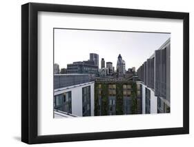 Cityscape with Swiss Re Tower by Architect Sir Norman Foster, 30 St Mary Axe, England-Axel Schmies-Framed Photographic Print