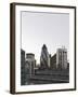 Cityscape with Swiss Re Tower by Architect Sir Norman Foster, 30 St Mary Axe, England-Axel Schmies-Framed Photographic Print