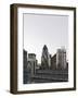 Cityscape with Swiss Re Tower by Architect Sir Norman Foster, 30 St Mary Axe, England-Axel Schmies-Framed Photographic Print