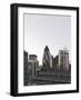 Cityscape with Swiss Re Tower by Architect Sir Norman Foster, 30 St Mary Axe, England-Axel Schmies-Framed Photographic Print