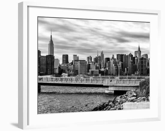 Cityscape with the Chrysler Building and Empire State Building Views-Philippe Hugonnard-Framed Photographic Print