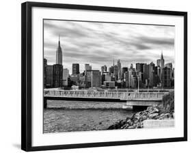 Cityscape with the Chrysler Building and Empire State Building Views-Philippe Hugonnard-Framed Photographic Print