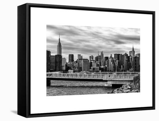 Cityscape with the Chrysler Building and Empire State Building Views-Philippe Hugonnard-Framed Stretched Canvas