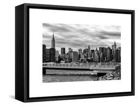 Cityscape with the Chrysler Building and Empire State Building Views-Philippe Hugonnard-Framed Stretched Canvas