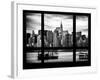 Cityscape with the Chrysler Building of Midtown Manhattan - NYC New York City, USA-Philippe Hugonnard-Framed Photographic Print