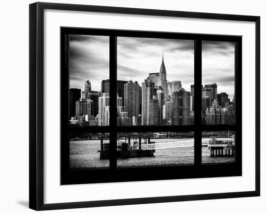 Cityscape with the Chrysler Building of Midtown Manhattan - NYC New York City, USA-Philippe Hugonnard-Framed Photographic Print