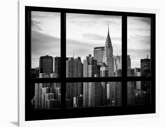 Cityscape with the Chrysler Building of Midtown Manhattan - NYC New York City, USA-Philippe Hugonnard-Framed Photographic Print