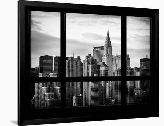 Cityscape with the Chrysler Building of Midtown Manhattan - NYC New York City, USA-Philippe Hugonnard-Framed Photographic Print