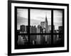 Cityscape with the Chrysler Building of Midtown Manhattan - NYC New York City, USA-Philippe Hugonnard-Framed Photographic Print