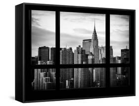 Cityscape with the Chrysler Building of Midtown Manhattan - NYC New York City, USA-Philippe Hugonnard-Framed Stretched Canvas