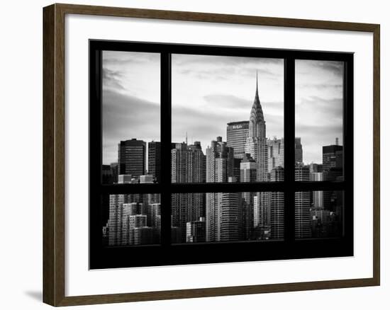 Cityscape with the Chrysler Building of Midtown Manhattan - NYC New York City, USA-Philippe Hugonnard-Framed Photographic Print