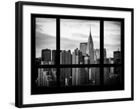 Cityscape with the Chrysler Building of Midtown Manhattan - NYC New York City, USA-Philippe Hugonnard-Framed Photographic Print