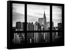 Cityscape with the Chrysler Building of Midtown Manhattan - NYC New York City, USA-Philippe Hugonnard-Framed Stretched Canvas