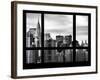 Cityscape with the Chrysler Building of Midtown Manhattan - NYC New York City, USA-Philippe Hugonnard-Framed Photographic Print