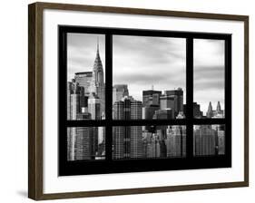 Cityscape with the Chrysler Building of Midtown Manhattan - NYC New York City, USA-Philippe Hugonnard-Framed Photographic Print