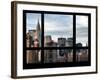 Cityscape with the Chrysler Building of Midtown Manhattan - NYC New York, USA-Philippe Hugonnard-Framed Photographic Print