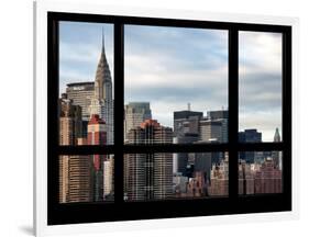 Cityscape with the Chrysler Building of Midtown Manhattan - NYC New York, USA-Philippe Hugonnard-Framed Photographic Print