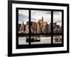 Cityscape with the Chrysler Building of Midtown Manhattan - NYC New York, USA-Philippe Hugonnard-Framed Photographic Print